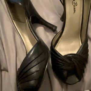 Peep toe heels